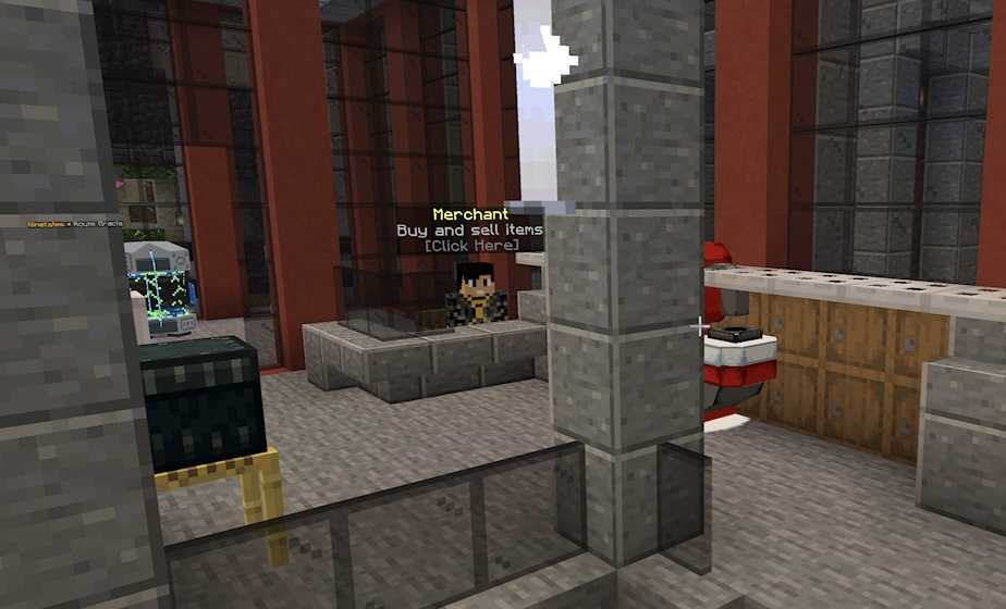 A merchant inside the city